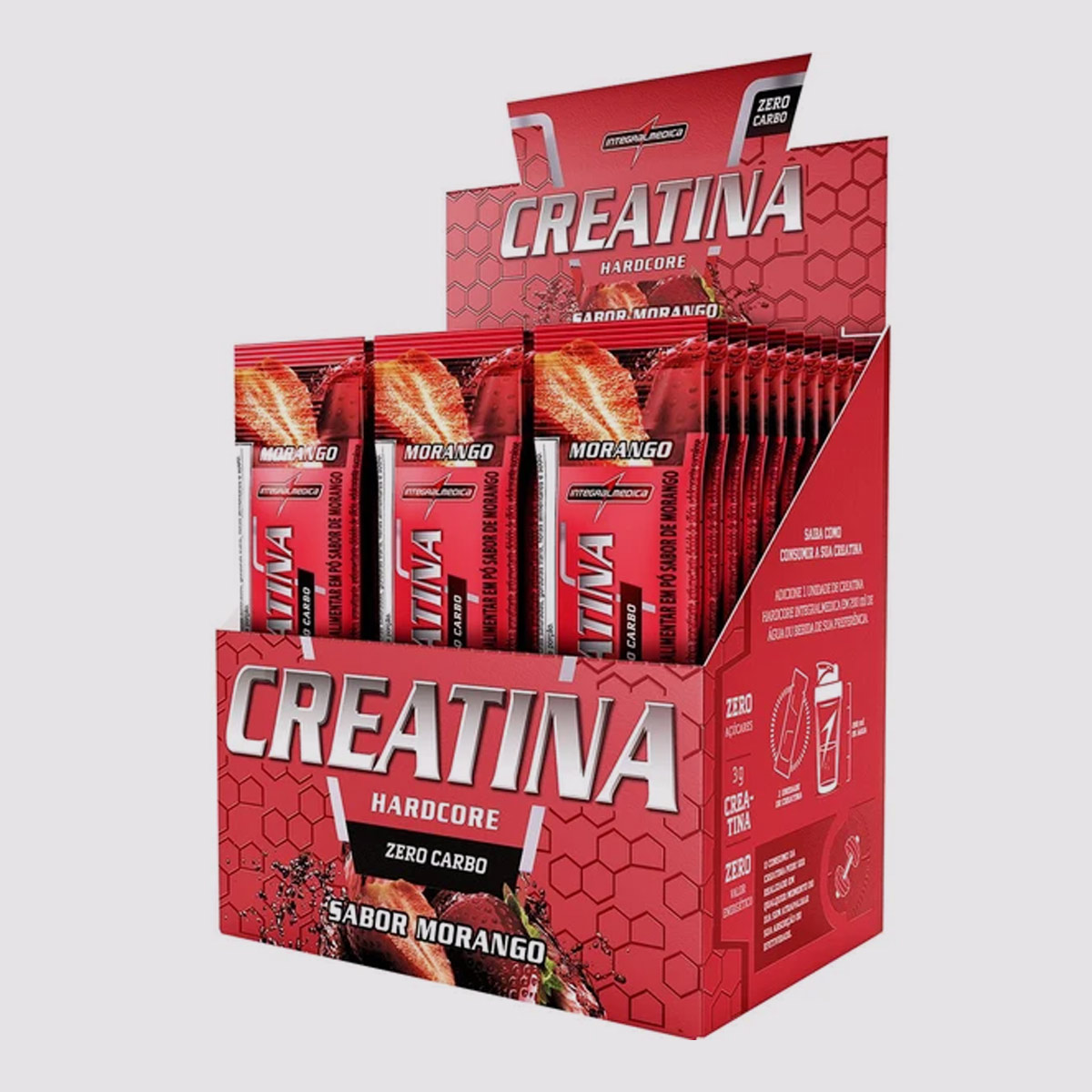 Creatina IntegralMedica Hardcore 30 Sachês
