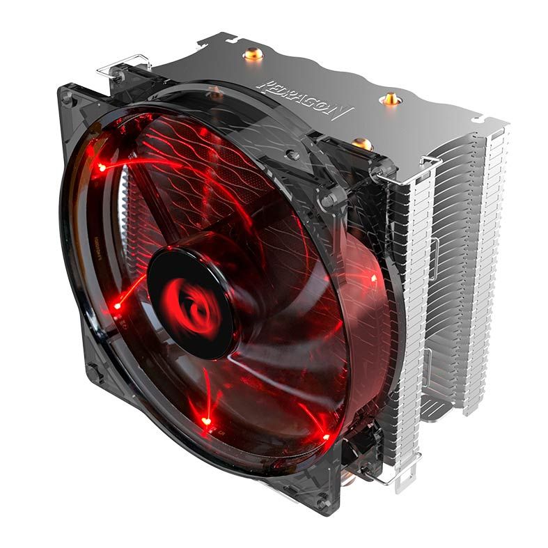 Foto 2 de Cooler Para Processador Redragon Reaver Led Vermelho, CC-1011