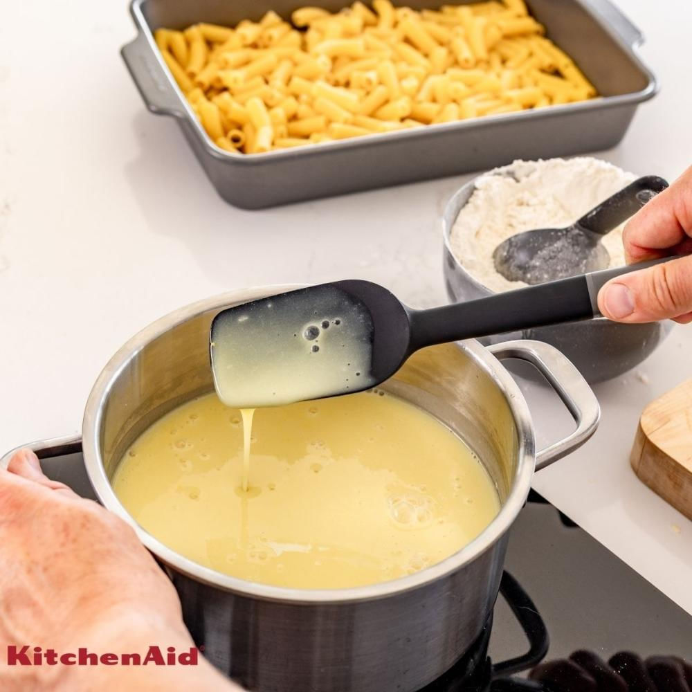 Foto 3 de Jogo Espátula Pão Duro Clássica e Fouet Cinza KitchenAid