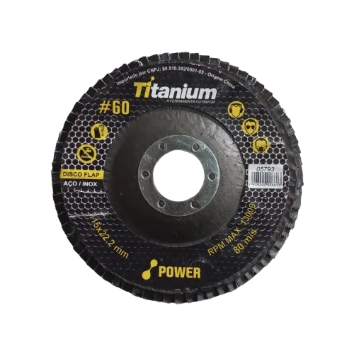 DISCO FLAP POWER CURVO ZIRCÔNIO 4.1/2 TITANIUM