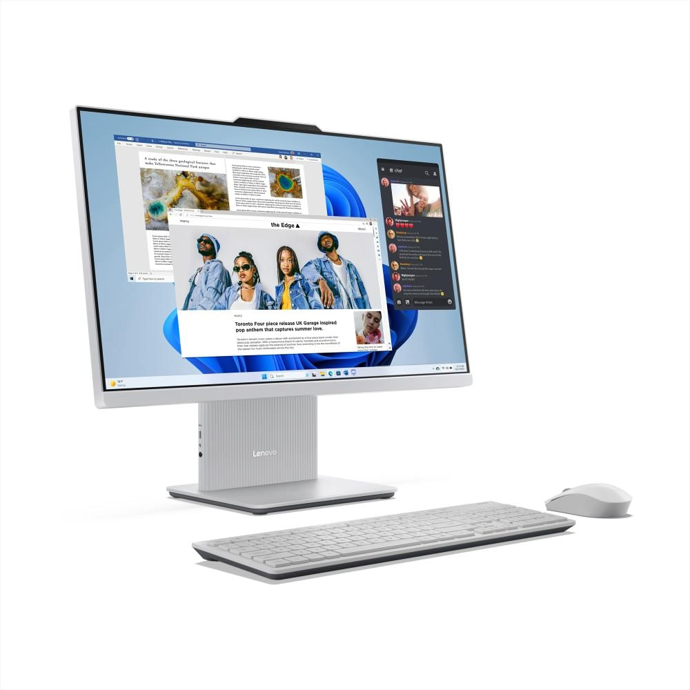 Computador All in One Lenovo IdeaCentre AIO 24IRH9 Intel Core i5-13420H 16GB 512GB SSD Windows 11 Pro - F0HN00UFBO Cloud Grey