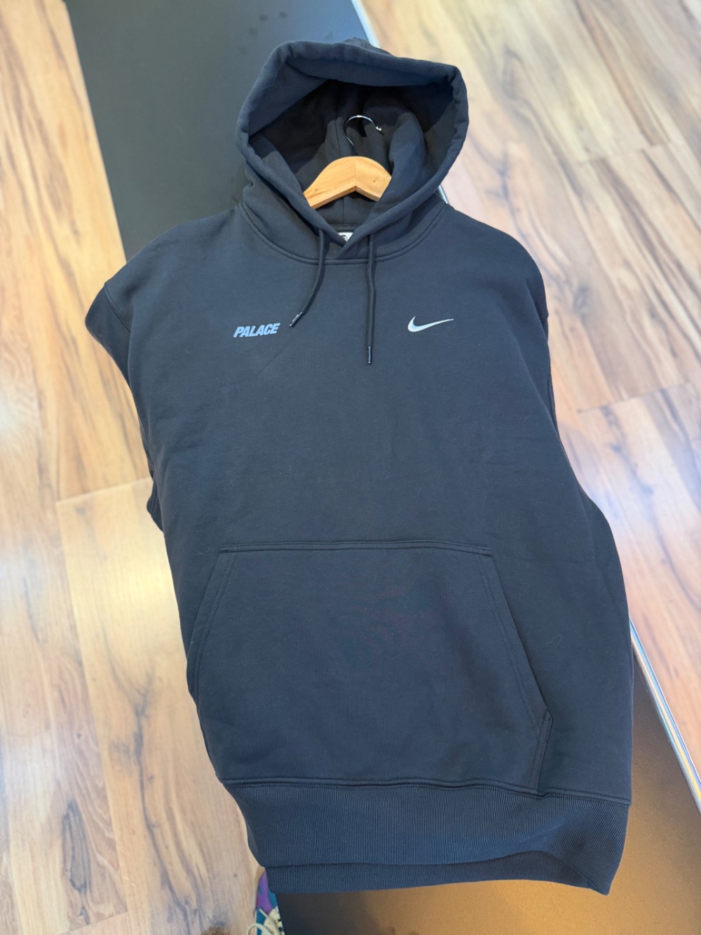 Palace x Nike Moletom Font Swoosh Black — G / XG, Novo