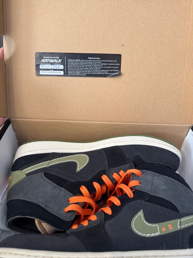 Foto 5 de Air Jordan 1 Mid SE Craft Anthracite Light Olive — 42, Usado