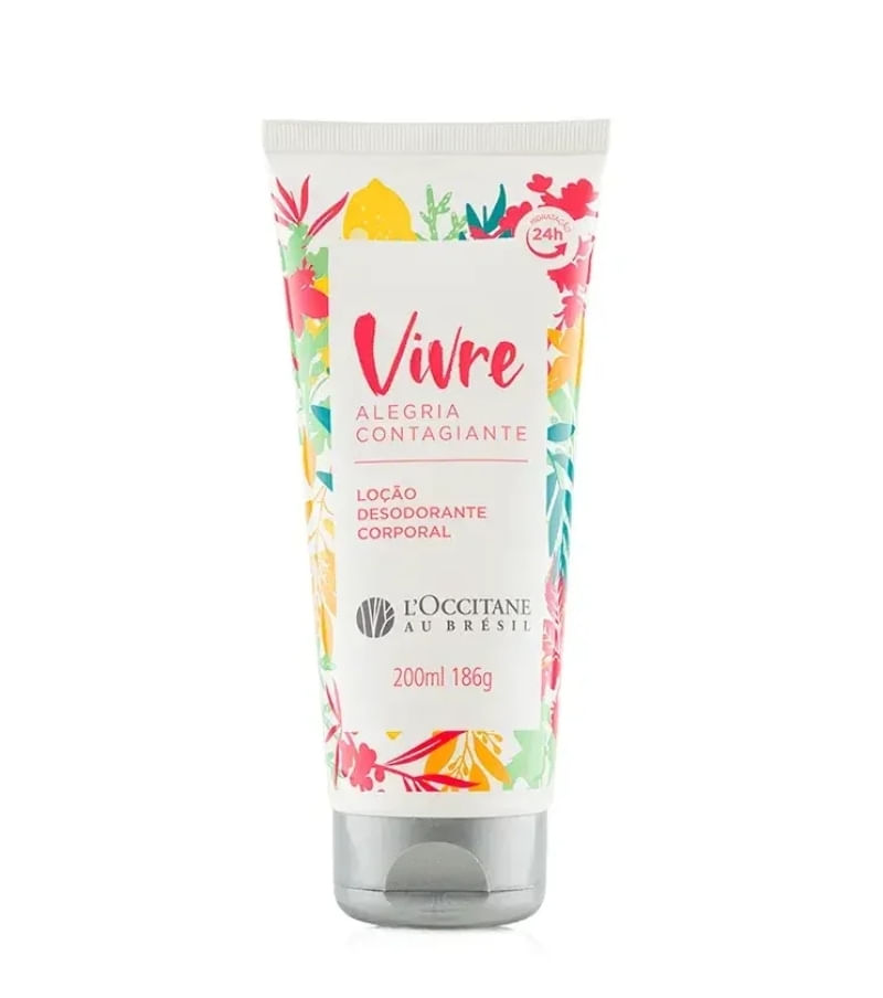 Loção Corporal Vivre Alegria L'Occitane Au Brésil 200ml