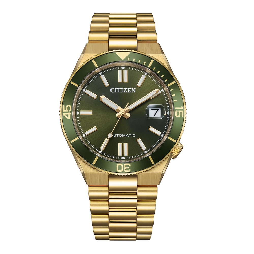 Relógio Citizen Tsuyosa Shore Green Gold 40mm — Único, Novo
