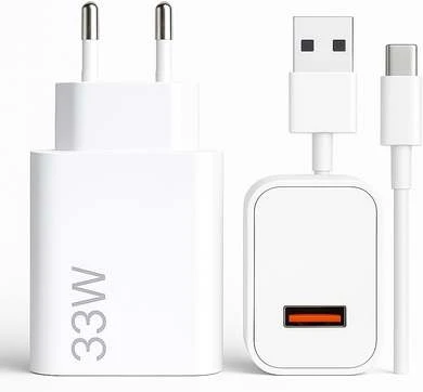 Carregador Turbo Tipo C 33w Com Carregamento Rápido Com Cabo Tipo C Compatível Com Todos Os Dispositivos Usb-c, Compativel Com Iphone 15/16, Compativel Com Android, Tablet, Smartwa