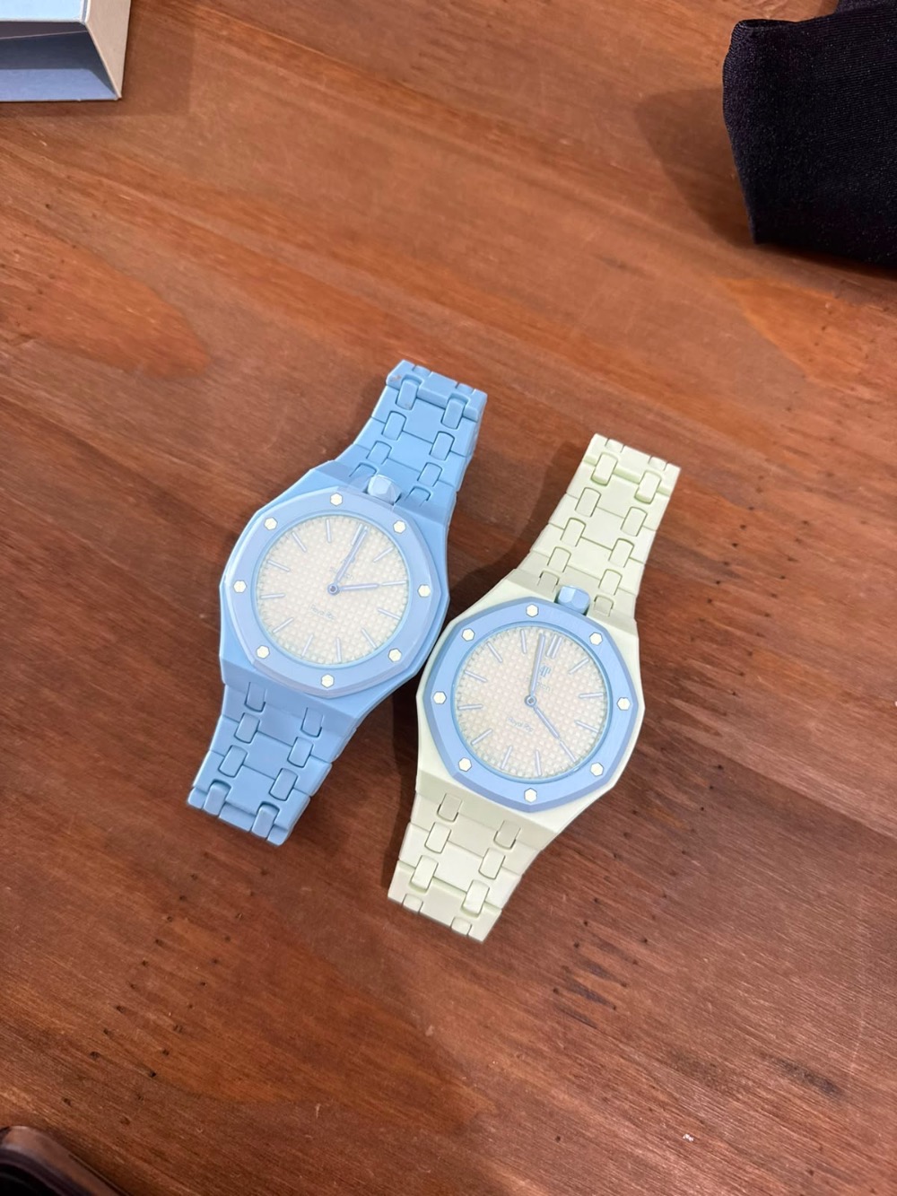 Audemars Piguet x Swatch Relógio Royal Pop BLAUE ACHT Green 40 mm — Único, Novo