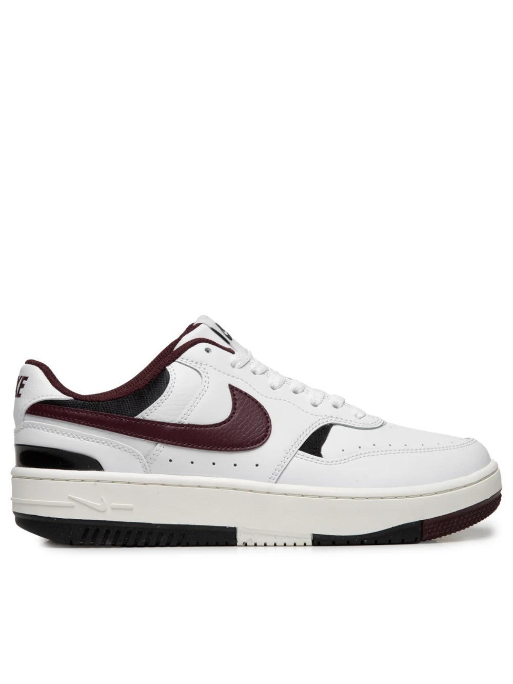 Nike Gamma Force White Black Sail Burgundy Crush — 34 / 35 / 36 / 37 / 38 / 39, Novo