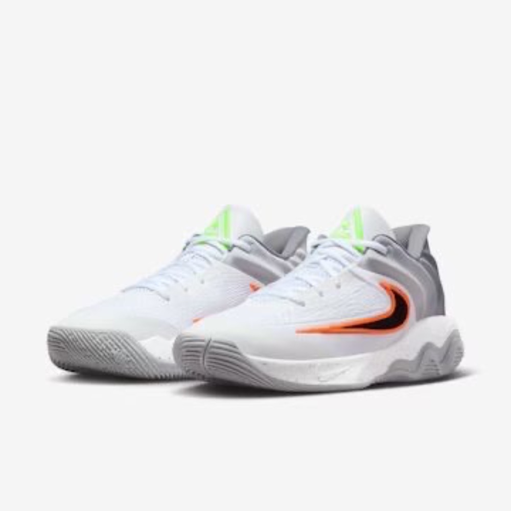 Nike Giannis Immortality 4 White Volt Wolf Grey Black — 42, Novo