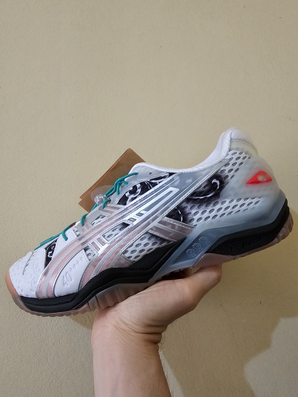 LTTT x Asics Gel-Resolution 5 White Red — 40 / 41 / 42, Novo