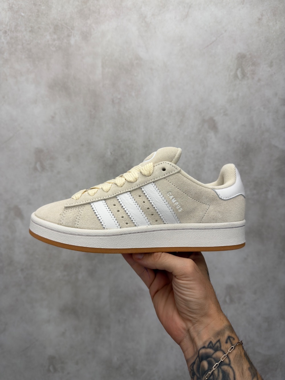 adidas Campus 00s Wonder White Cloud White Gum — 35 / 36 / 37 / 38, Novo
