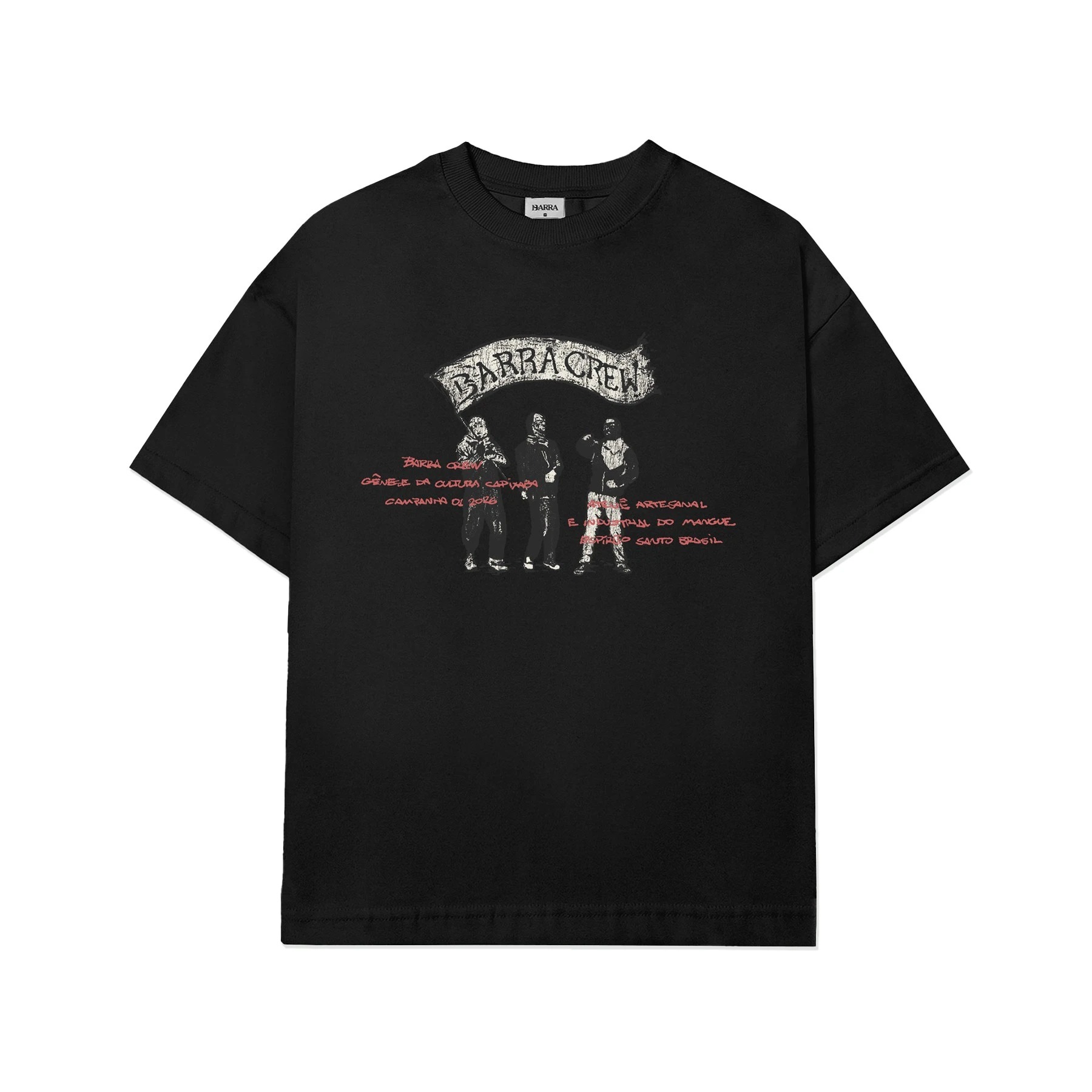 Camiseta Barra Crew Mascarados Black — M / G, Novo