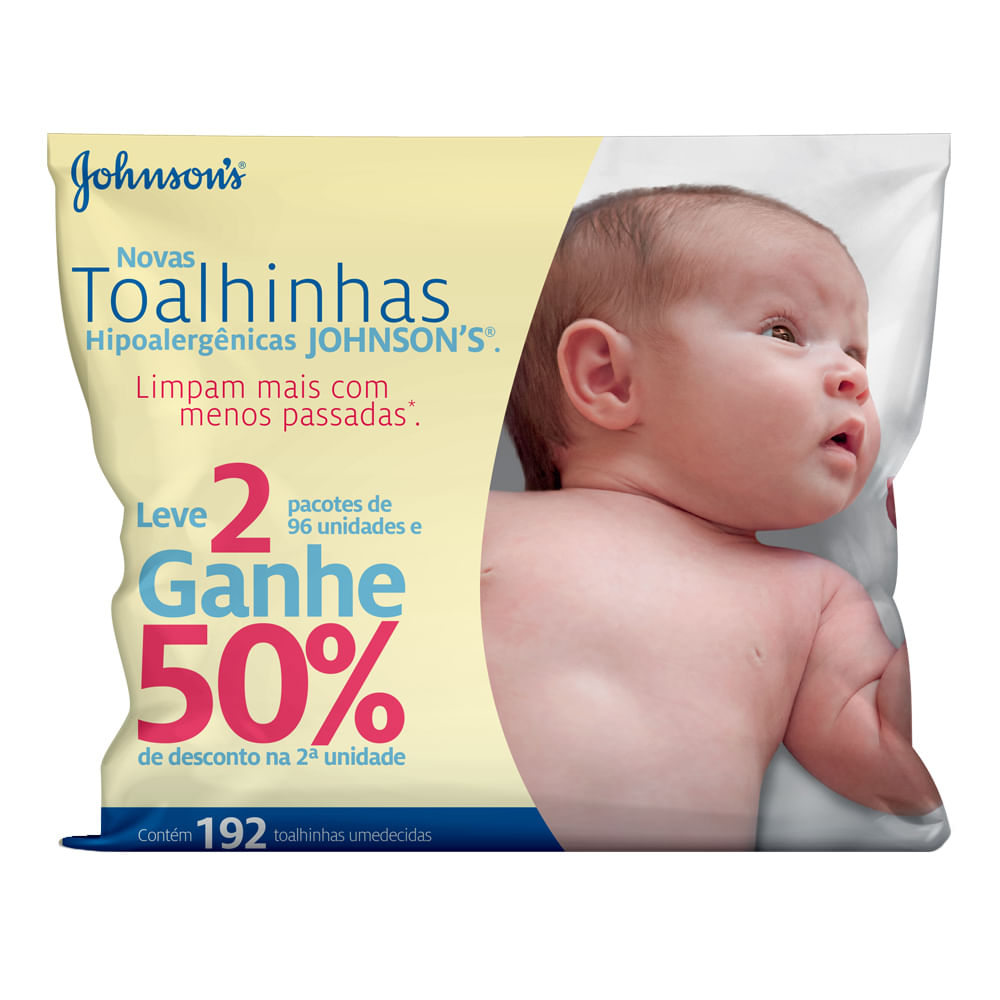 Johnson’s Recém Nascido Kit - Toalhas Umedecidas — Kit