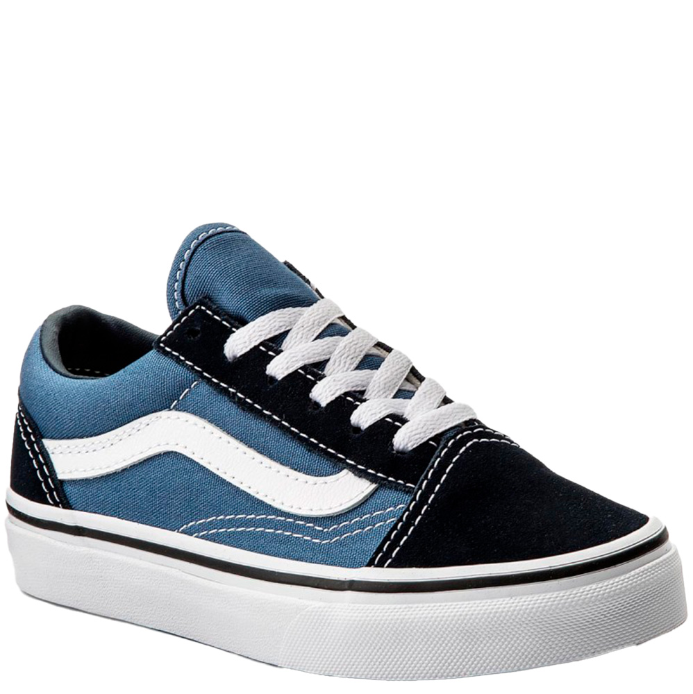 Vans Old Skool Black Navy — 31 / 32, Novo