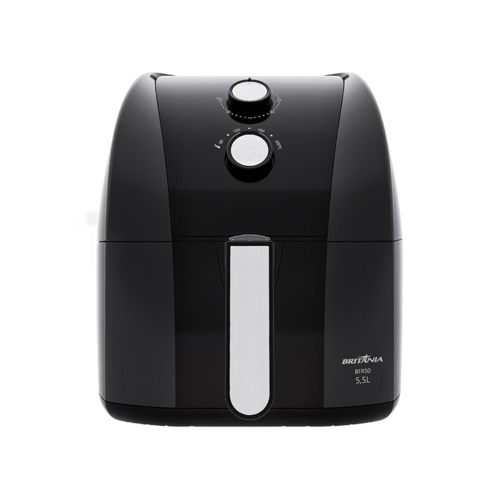 Fritadeira Elétrica Britânia Redstone BFR50 5,5 L – Preto Inox,Preto / 110