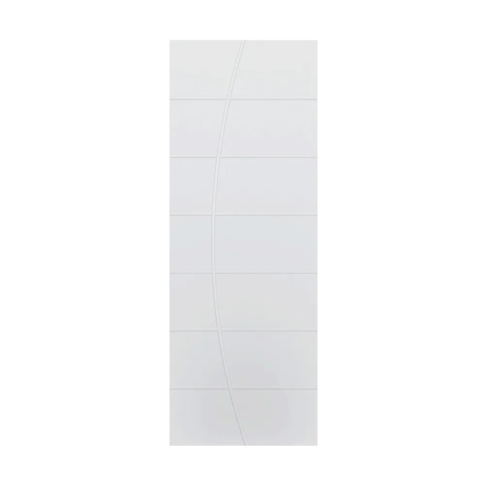 Folha Porta Elegance Mdp Sólida Pintado Branco 210x82 Vert
