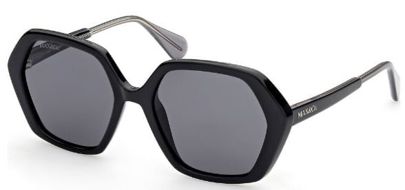 Óculos de sol Max&Co, modelo MO0034, cor 01A, tamanho 55