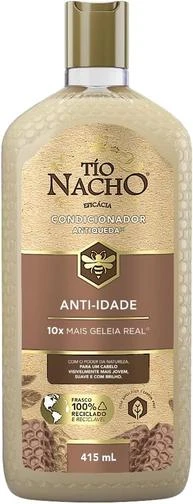 Tío Nacho Shampoo Anti-idade Antiqueda Natural Com Geleia Real Concentrada – Reparação Dos Fios Fragilizados, Crescimento Saudável E Nutrição Capilar 415ml