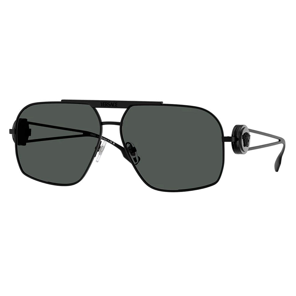 Óculos de Sol Masculino Versace Quadrado VE2269 Cor Preto