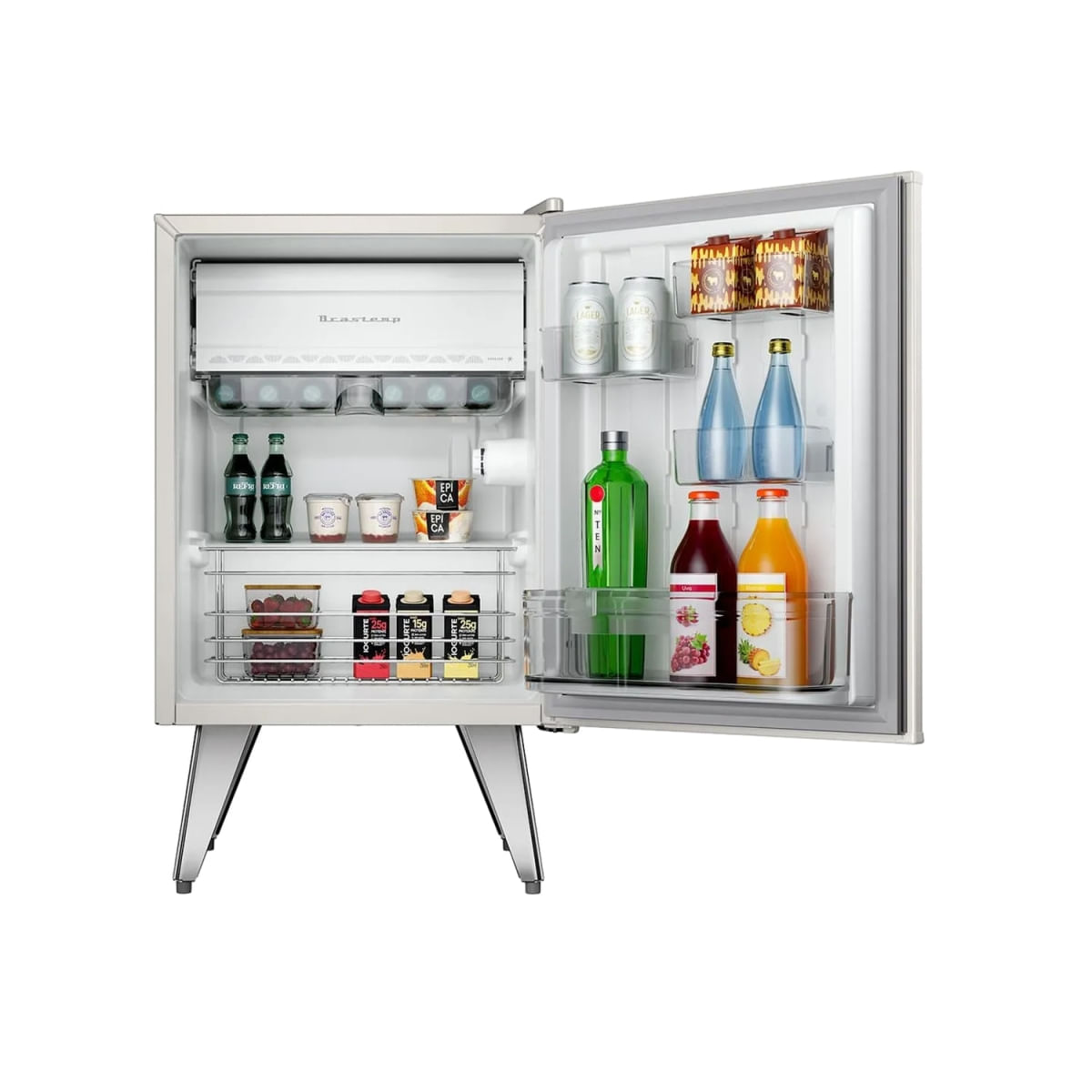 Foto 4 de Frigobar Brastemp Retrô 76 Litros Classic White - BRA08MB 110