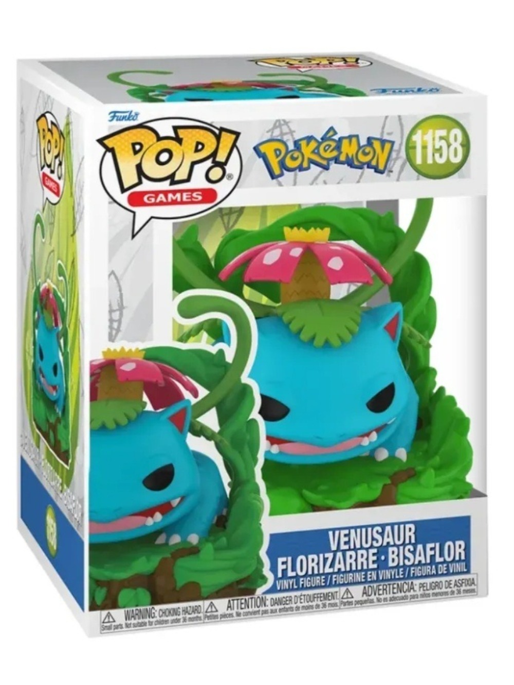 Funko Pop! Games Pokémon Venusaur #1158 — POP, Novo