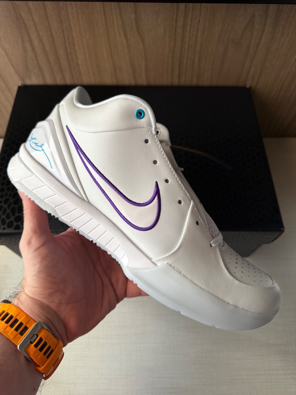 Nike Kobe 4 Protro Draft Day Pack Charlotte Hornets — 42.5, Novo