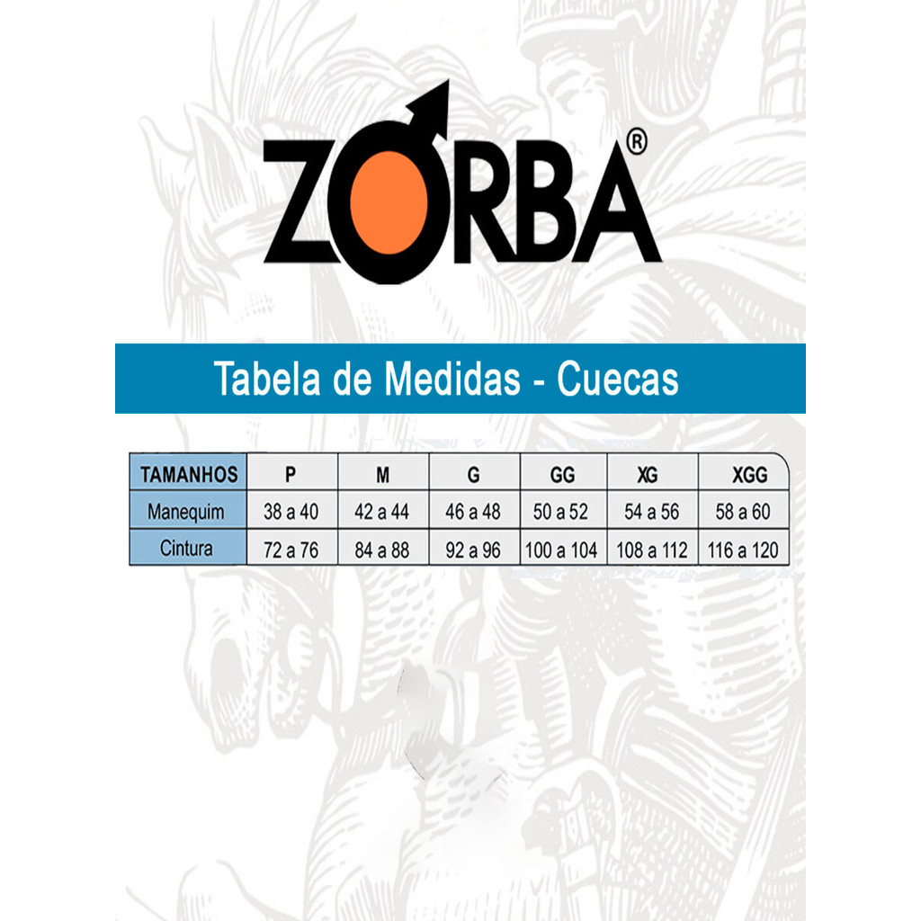 Foto 2 de Kit com 10 Cuecas Slip Zorba 716