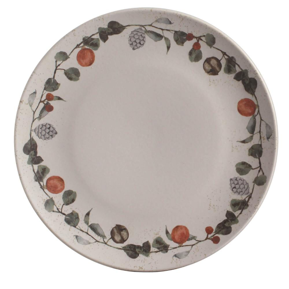 Conjunto com 6 Pratos de Sobremesa Coup Stoneware Noite Feliz Ø19,4cm