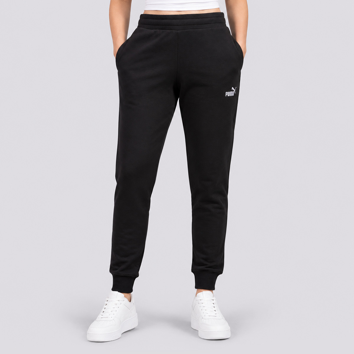 Calça Puma Ess No.1 Logo Sweatpants CL Feminino Preta