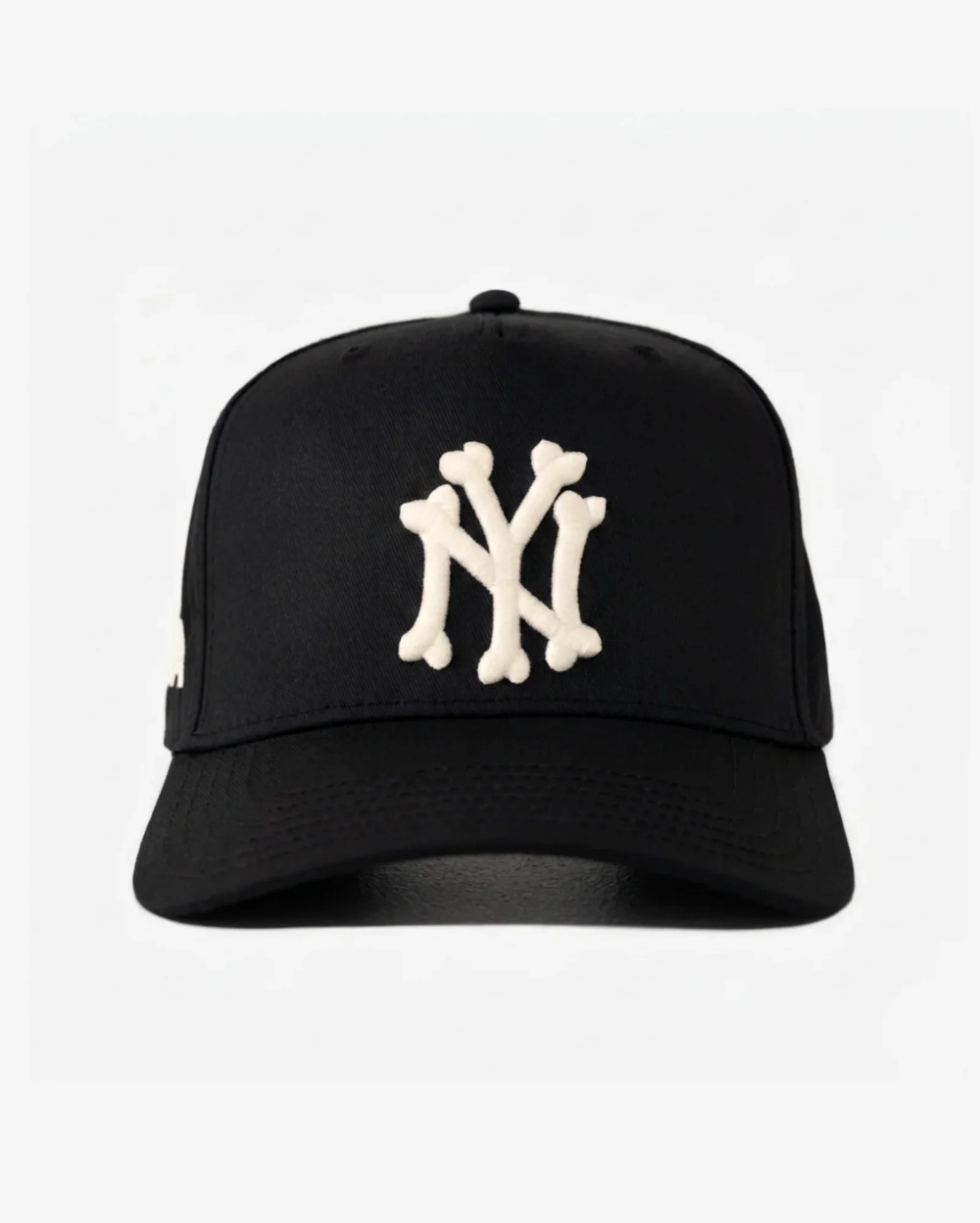 Boné oMA Studios NY Bones Curved Brim Black Cream — Único, Novo