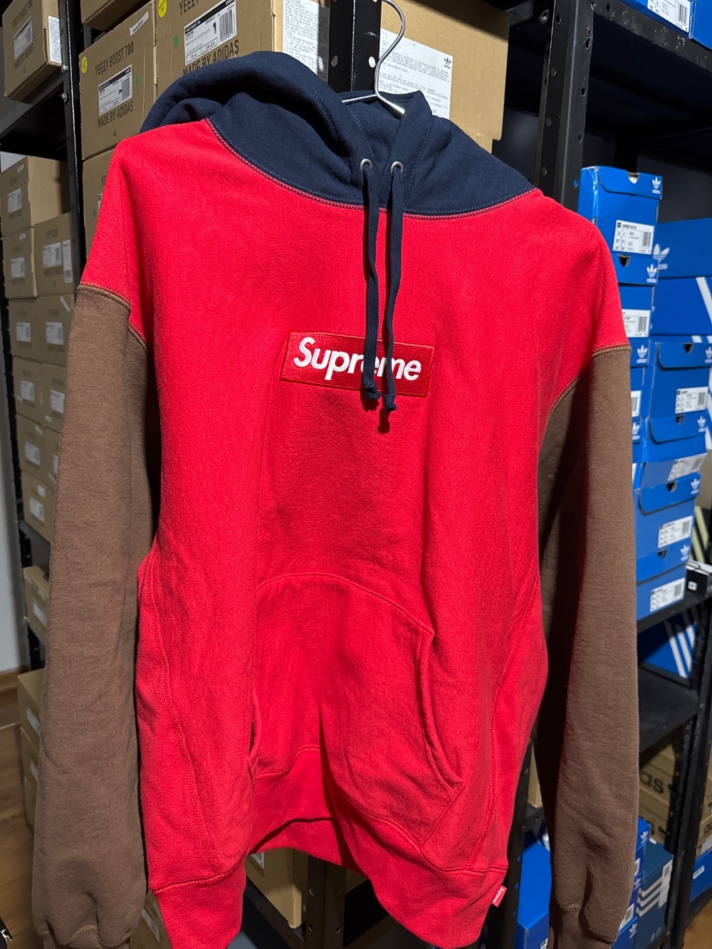 Moletom Supreme Box Logo Hooded Multicolor — M, Novo