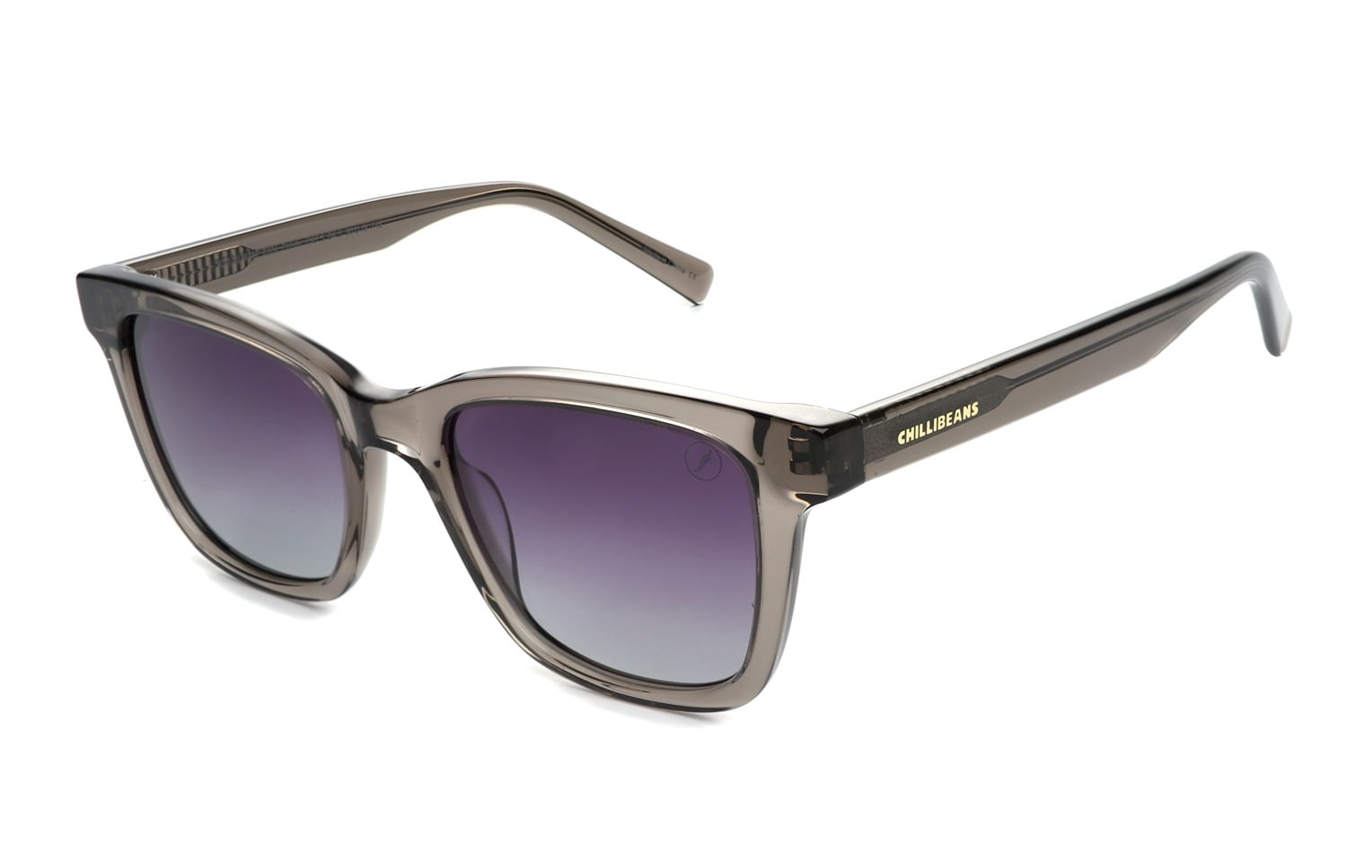 Óculos de Sol Masculino Chilli Beans Bossa Nova Cinza Polarizado OC.CL.4782.2004 M