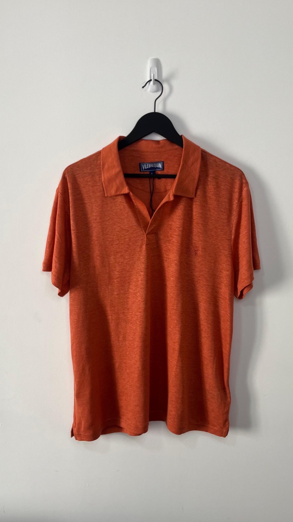 Camiseta Polo Vilebrequin Pyramid E9000 Tomette — G, Novo
