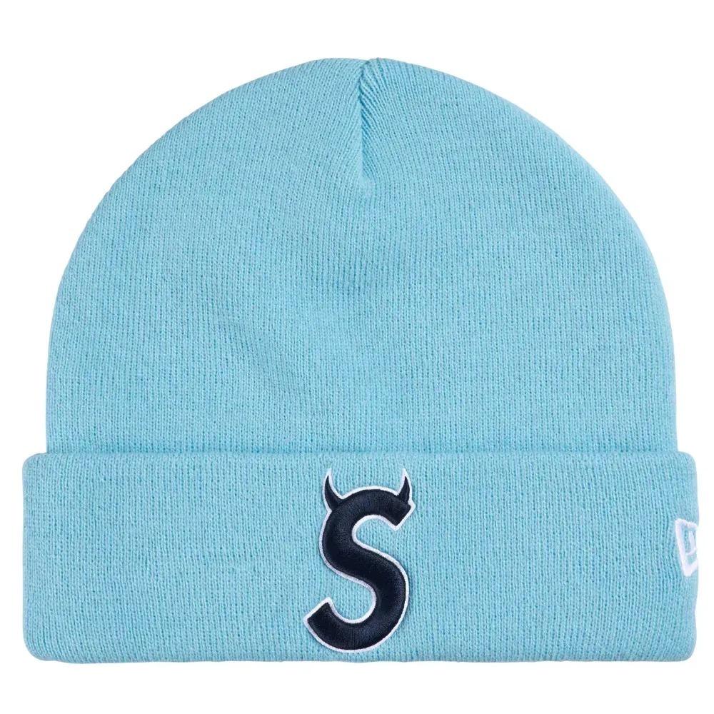 New Era x Supreme Touca Devil S Logo Light Blue SS26-W5 — Único, Novo
