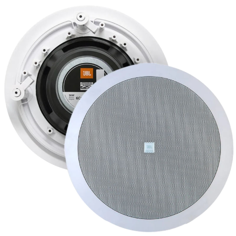 Par de Arandelas JBL 6CO2R Redonda Branca