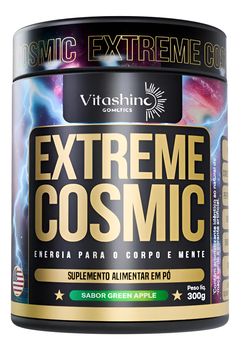Creatina Com Pré-treino Extreme Cosmic 300g