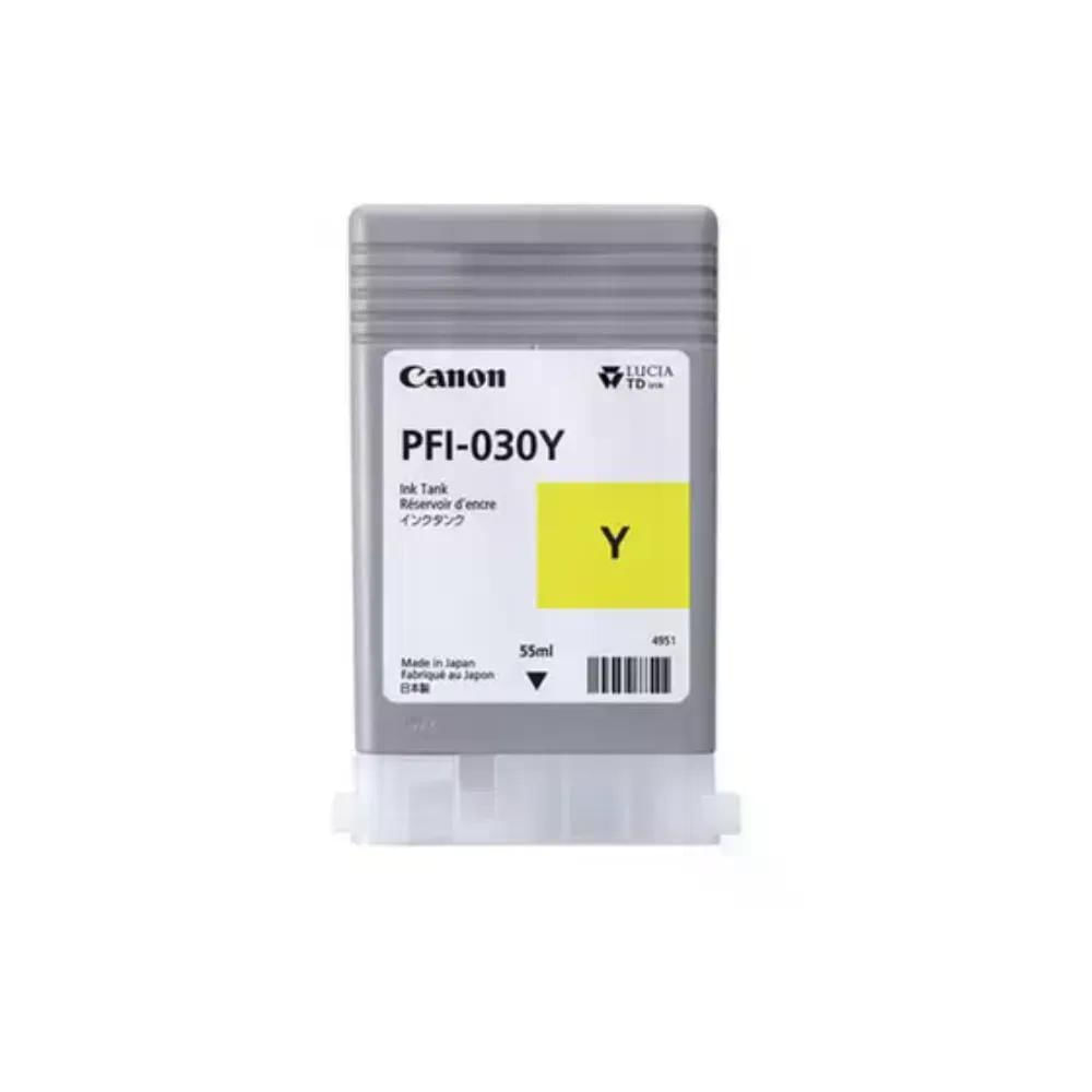 Cartucho Plotter Canon PFI 030 Y Amarelo