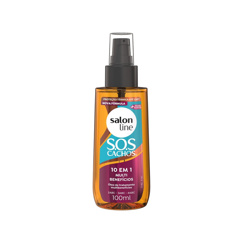 Óleo de Tratamento SOS Cachos 10 em 1 Multibenefícios 100ml
