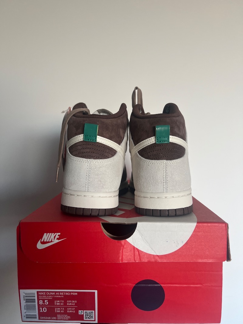 Foto 4 de Nike Dunk High Light Chocolate — 40, Novo