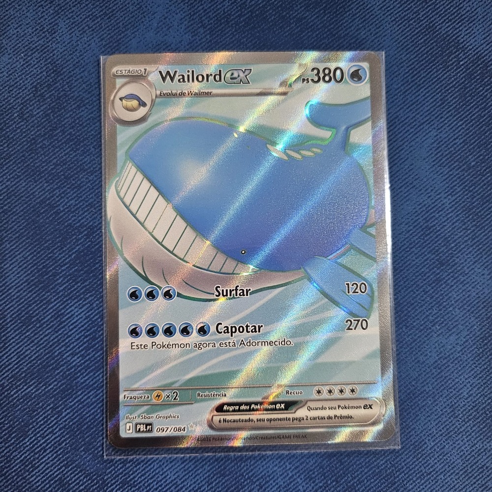 Wailord ex (97/84) Escuridão Absoluta Pokémon TCG — Near Mint, Novo