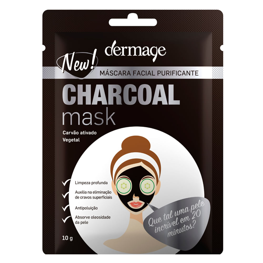 Máscara Facial Dermage - Charcoal Mask — 10g
