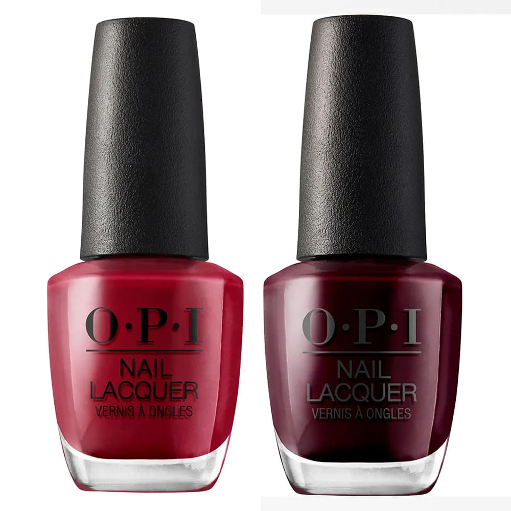 O.P.I By Ma Tranchesi Kit – Esmalte Chick Flick Cherry + Esmalte F62 In T Cable Carpool Lane — Kit