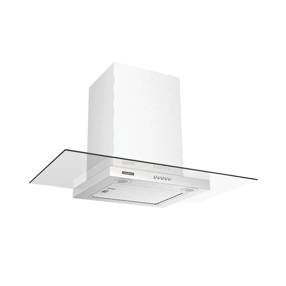 COIFA INOX/VIDRO BASIC 90 127V TRAMONTINA - FORA DE LINHA