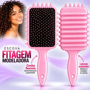 Escova Modeladora para Cabelos Cacheados e Crespos
