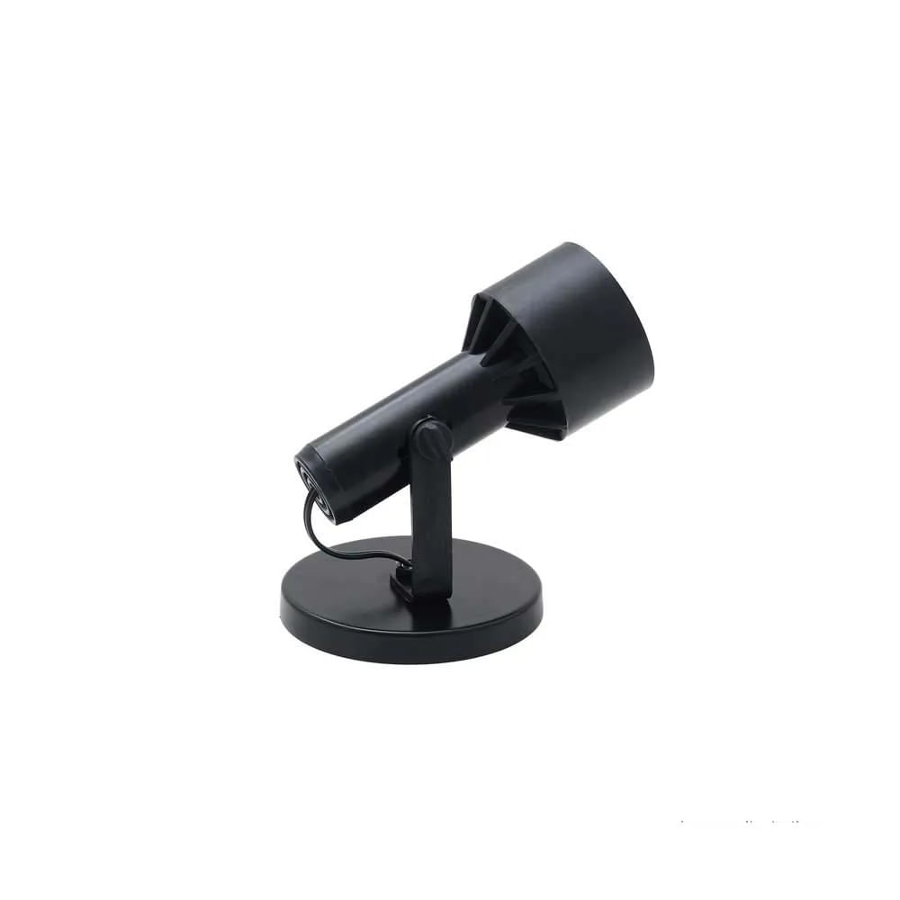 Spot Luna para 1 Lâmpada E27 Preto Auremar