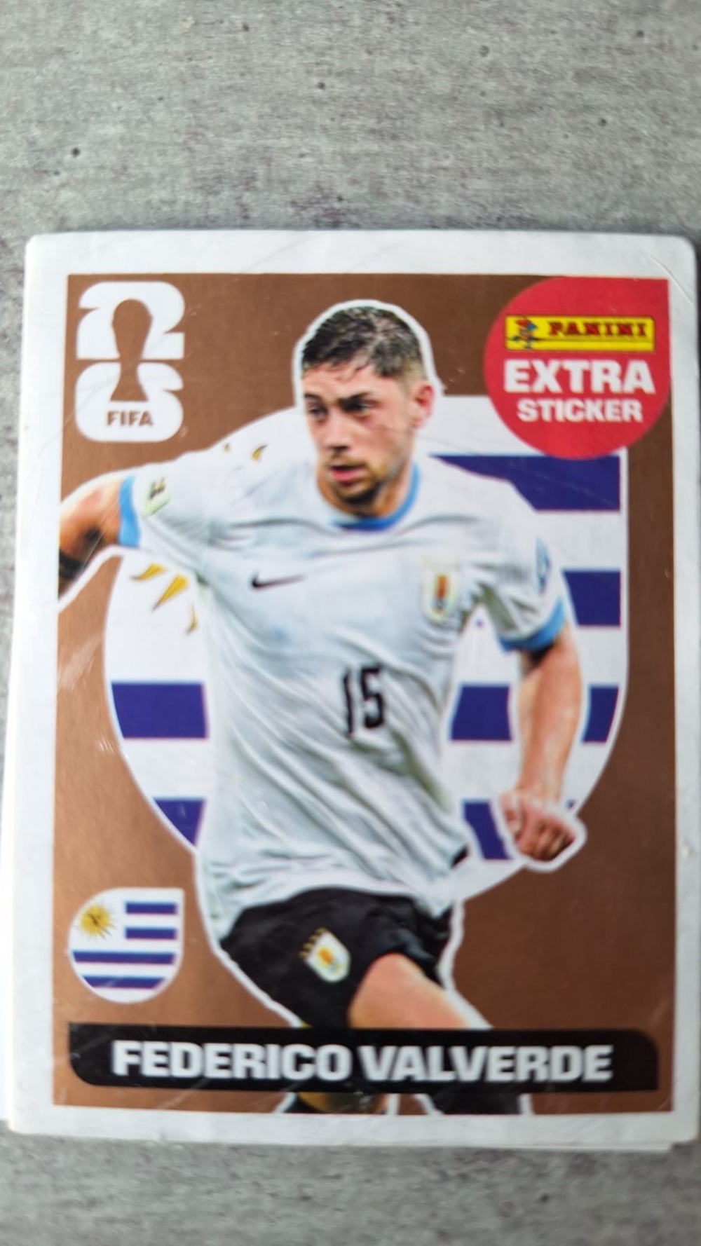 Figurinha Panini Federico Valverde Bronze Legend FIFA World Cup 2026 — Near Mint, Novo