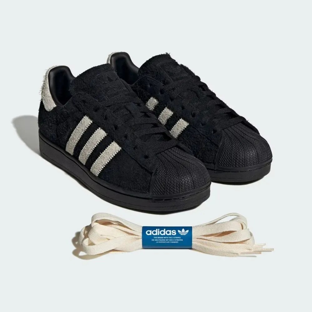 adidas Superstar II Core Black Cream White — 34 / 35 / 36 / 37 / 38 / 39 / 40 / 41 / 43, Novo