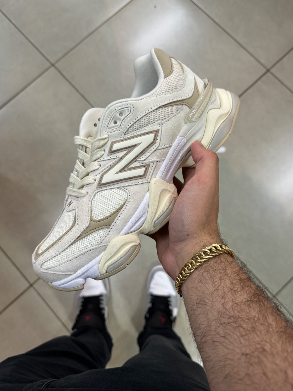 New Balance 9060 Mushroom Brown — 34, Novo