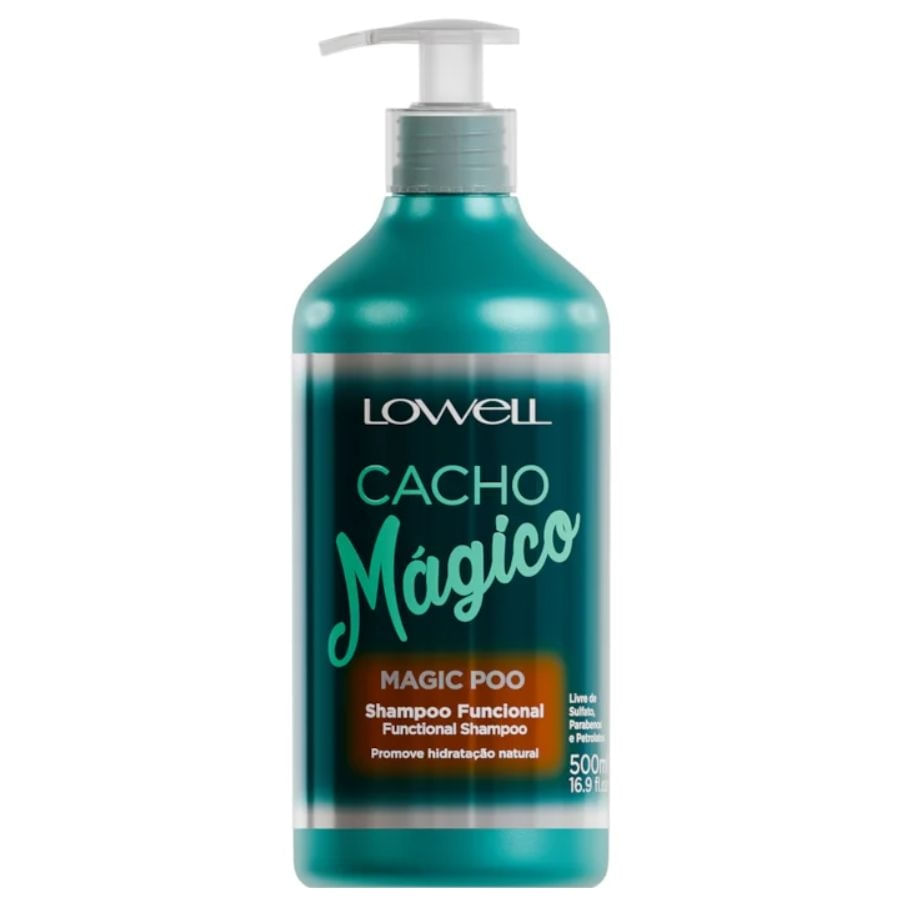 Shampoo Funcional Cacho Mágico Lowell 500ml