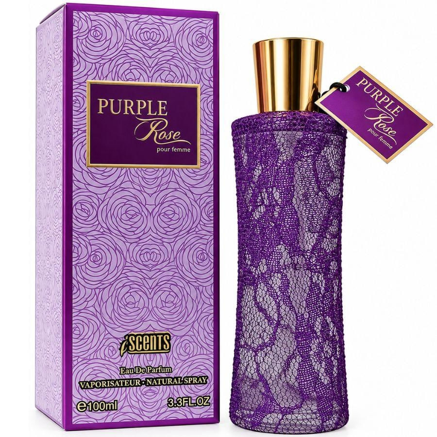 Perfume I-Scents Purple Rose Feminino Eau de Parfum 100ml